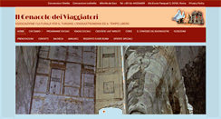 Desktop Screenshot of ilcenacolodeiviaggiatori.it